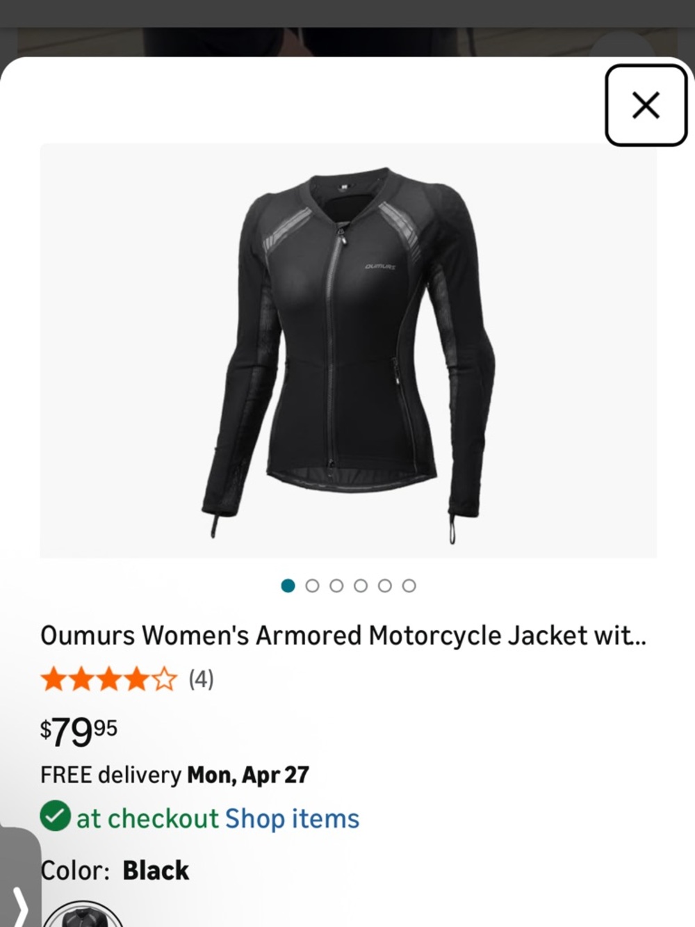 Women's Armored Motorcycle Jacket and Pants